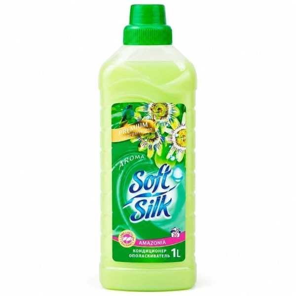 Ополаскиватель для тканей 1л Soft Silk Premium Amazonia (12)