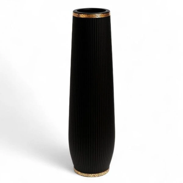 Ваза для сухоцветов 60см керамика черная JC-16000 (8)