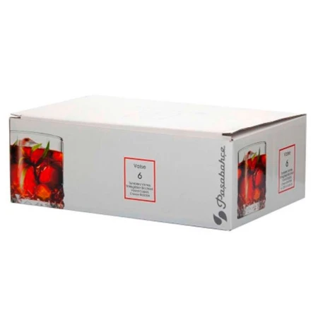 Стаканы набор 6шт 250мл стекло ВАЛЬС (8)