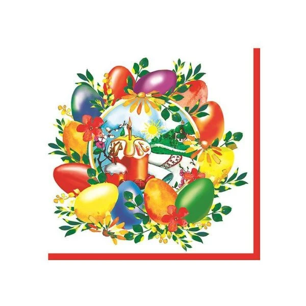 Салфетки бумажные набор 20шт 3-х слойные 33*33см ЛОРИ Триумф 56040 (16)