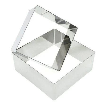 Форма для выкладки гарниров/салатов 2шт Квадрат 8*8*4см/10*10*4см нерж.сталь AN8-6 (12/144)