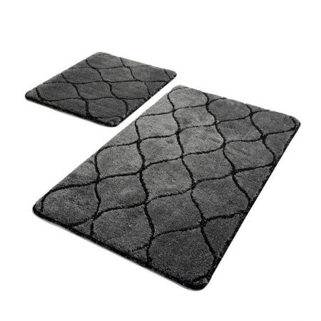 Набор ковриков в ванную 50*80/40*50см акрил INFINITY антрацит DR-63005