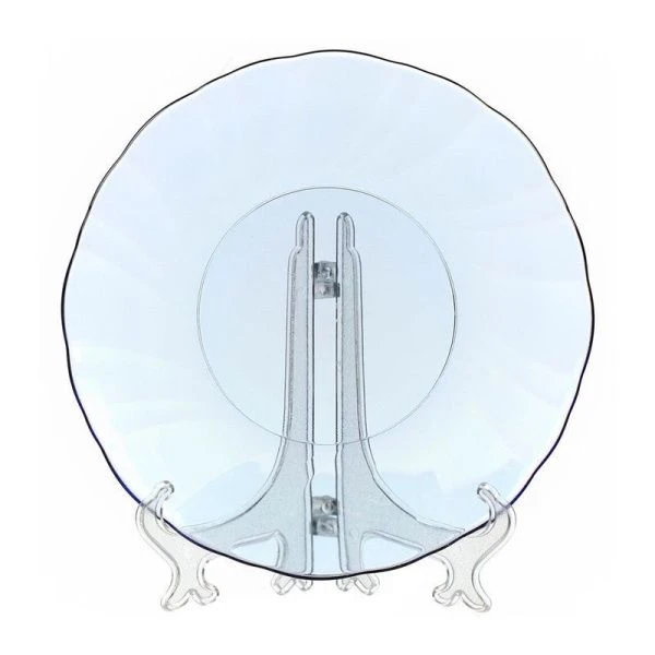 Тарелка мелкая 20см стекло MARMARIS BLUMARINE десертная (6)