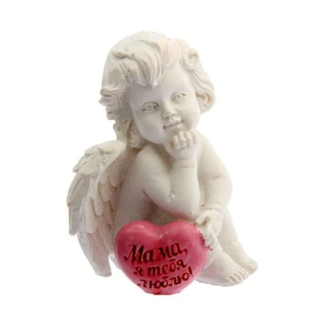 яяяСтатуэтка Ангел Мама, я тебя люблю 4,1*5см 1104734 (200)