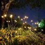 Светильник садовый на солнечной батарее светодиодный 6LED Сад светлячки 70см (24)