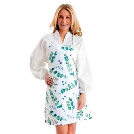 Фартук кухонный 100% хлопок 60*65см Доляна  Eucalyptus  4682753