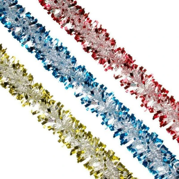 Мишура 200х7см ПВХ 3 цвета СНОУ БУМ