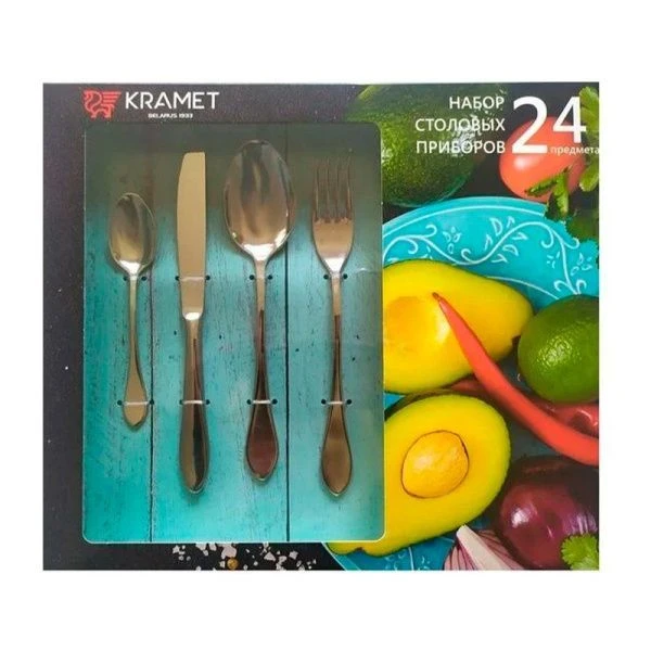 Набор столовых приборов 24пр нерж.сталь ТОКИО 19С831929 (6)