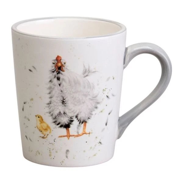 Кружка 300мл 12*8,5*10см керамика FUNNY HENS (36)