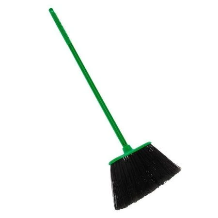 Веник жёсткий 31*6*85см Комфорт-люкс с черенком (22)