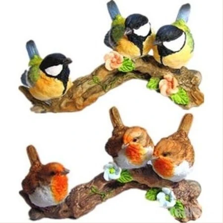 яяяФигурка Птички на ветке 19*8*9.5 см, QMR4034-A.B 'HOL20144 (1-18)