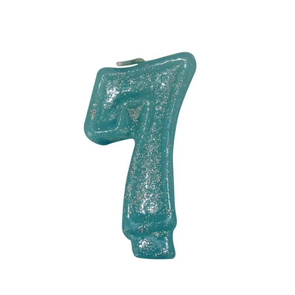 Свеча в торт парафин цифра 7 (32) ВЫВОД