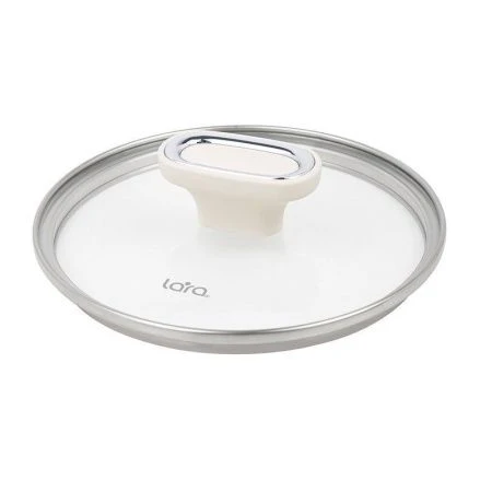 Сотейник 2,1л нерж.сталь ФЛОРА стекл.крышка 16см, капс.индукц.дно LR03-24 (4)