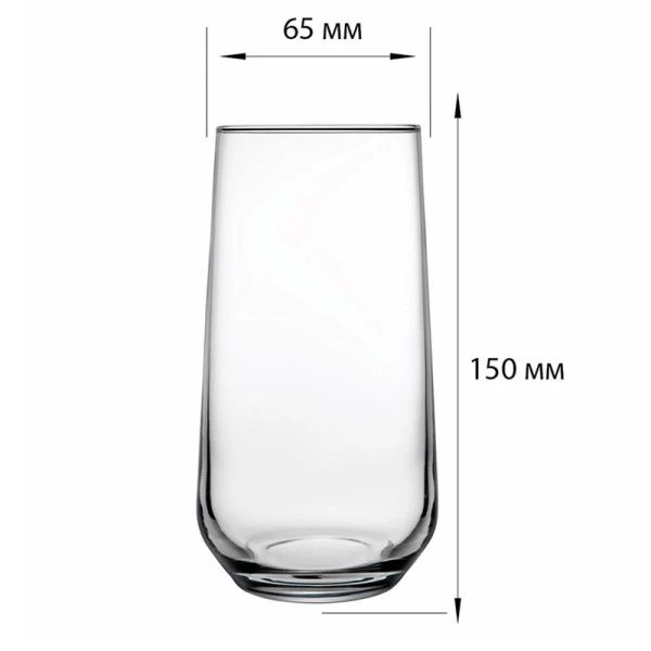 Стакан 470мл стекло АЛЛЕГРА (12)