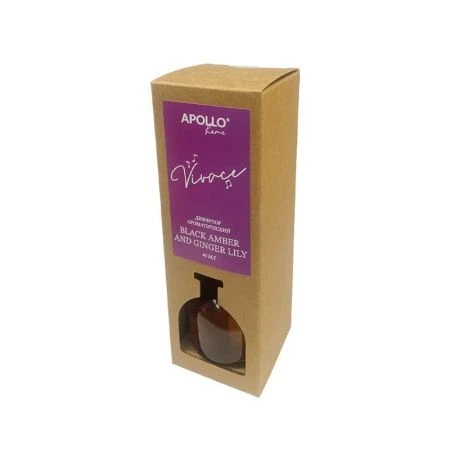 Аромадиффузор 40мл Vivace Black amber and ginger lily D-VVB-40 (24)