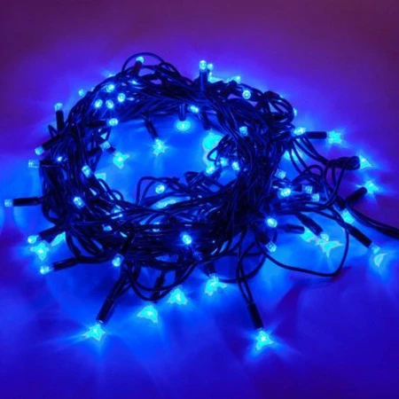 Гирлянда эл. 9м (100 светодиодов) (синяя) (100)