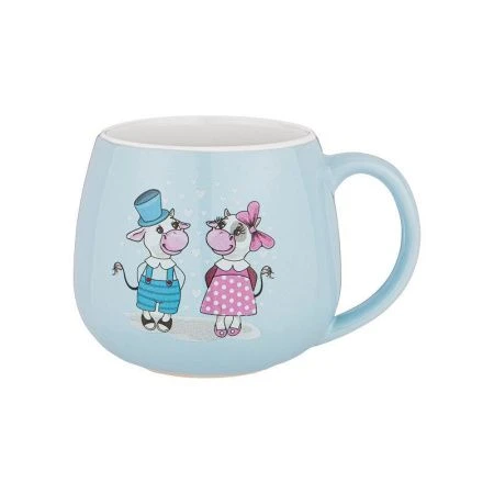 Кружка 350мл керамика МИЛАЯ КОРОВА 9*8,2см (48)