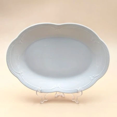 Блюдо овальное 25,5*17,5см фарфор White Ornaments (8)