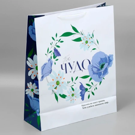 Пакет ламинированный 40*49*15см Ты чудо (1/150) Пакет ламинированный 40*49*15см Ты чудо (1/150)