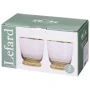 Стаканы набор 2шт 360мл стекло Twist & Shine розовый (20)