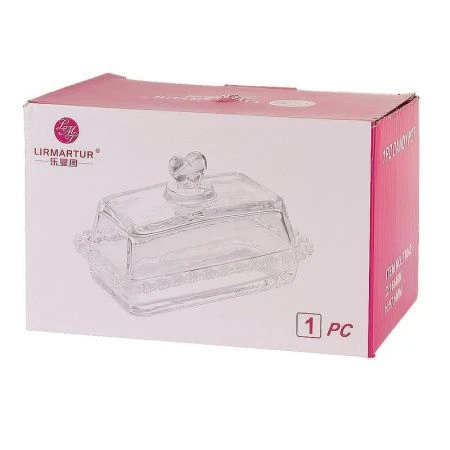 Масленка 17*10,8*10см стекло Gocciolina подар.уп. (24)