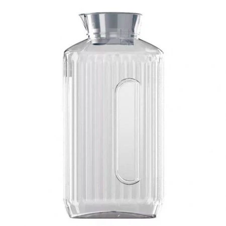 Кувшин 1,5л 11,8*8,5*22см пластик TREND серый металлик (12)