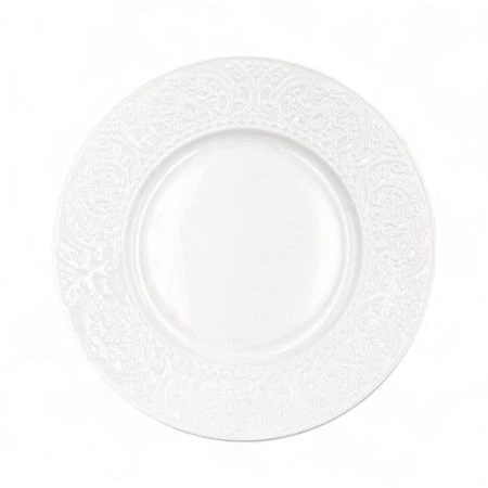 Тарелки мелкие набор 6шт 20см фарфор АЖУР КЛАССИК десертные (12)