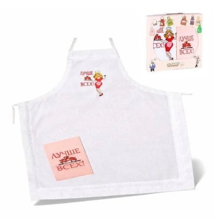 Набор кухонный 2пр фартук 72*80см, полотенце 50*60см ФС-25 Лучше всех!