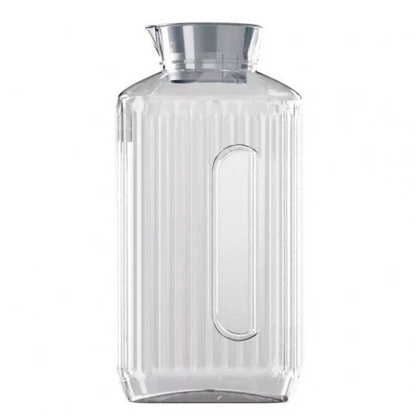 Кувшин 1,5л 11,8*8,5*22см пластик TREND серый металлик (12)