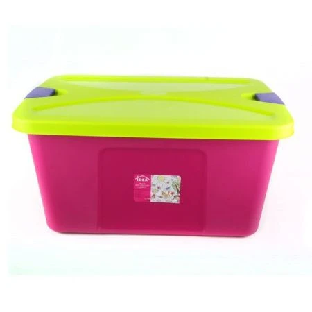 Ящик для игрушек 59*39*29,5см пластик СЕКРЕТ малиновый (6)