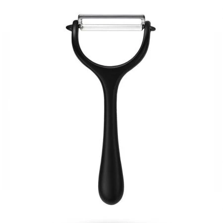 Овощечистка металл 17см черная E5112/JC-17407 (72)