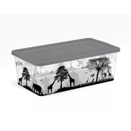 Ящик для хранения 10л 370*260*140мм пластик Africa (9)