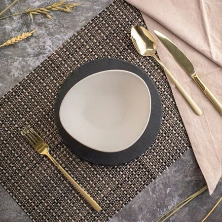 Салатник 16см фарфор ROCK WHITE треугольный DM8014-6 (6)