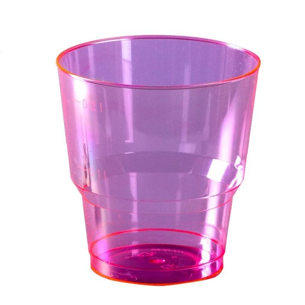 Стакан одноразовый 200мл полистирол КРИСТАЛЛ красный (50/1000)