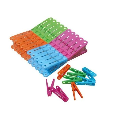 Прищепки бельевые пластик 20шт 5,5см ЦЕНТИ З028-9604 (50)