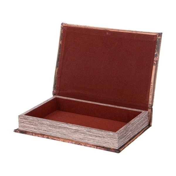 Шкатулка-книга 26*17*5см МДФ/полиуретан/стекло (12)