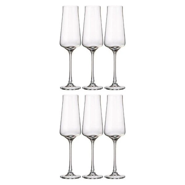 Бокалы для шампанского набор 6шт 270мл стекло СЕТТИЯ 91L/1SJ59/0/00000/270-664