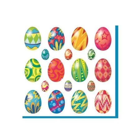 Салфетки бумажные Лори 16шт 2-х слойные 33*33 Пасха 56230 (16/20)