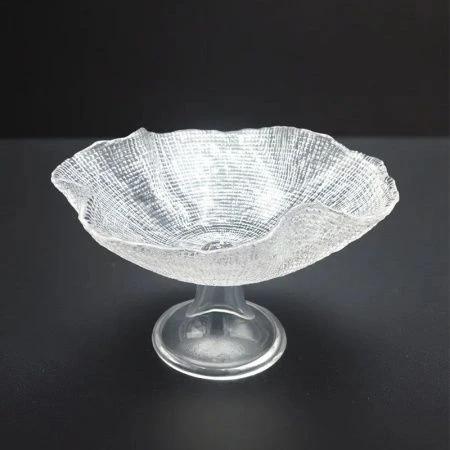 Конфетница 24*11см стекло IVV Diamante на ножке (12)