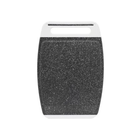 Доска разделочная 300*200мм пластик ХЕВИ черный камень (16)