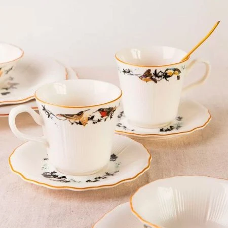 Чайный набор 2пр фарфор Masquerade на 1 персону 200мл MSQ-002 (24)