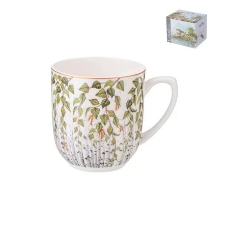Кружка 380мл фарфор БЕРЁЗКИ подар.уп. (36)
