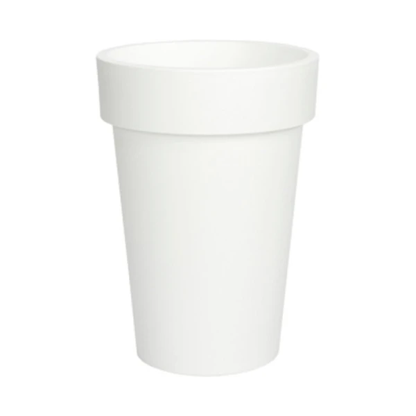 Кашпо 120л 56,3*75см пластик ЛОФТ ЛОНГ белый (2)