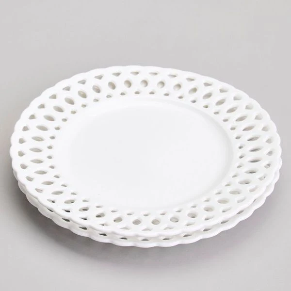 Тарелки мелкие набор 2шт 20*2,5см фарфор Style десертные (18)