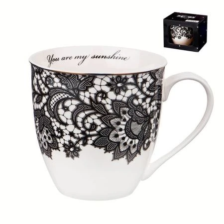 Кружка 580мл фарфор GRAND Ажур (24)