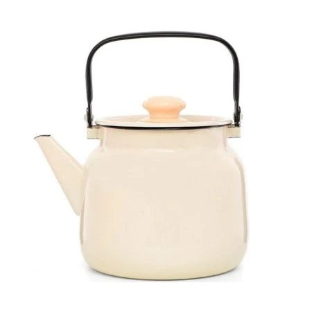 Чайник 3,5л эмаль Жемчужная (4)