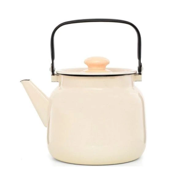 Чайник 3,5л эмаль Жемчужная (4)