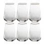 Стаканы для воды набор 6шт 380мл стекло САНДРА СН019 (6)