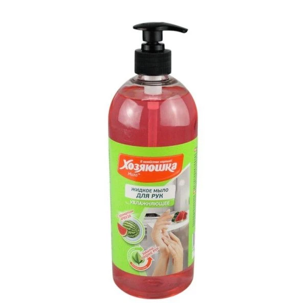 Мыло жидкое 860мл.ХОЗЯЮШКА Мила арбуз (10)