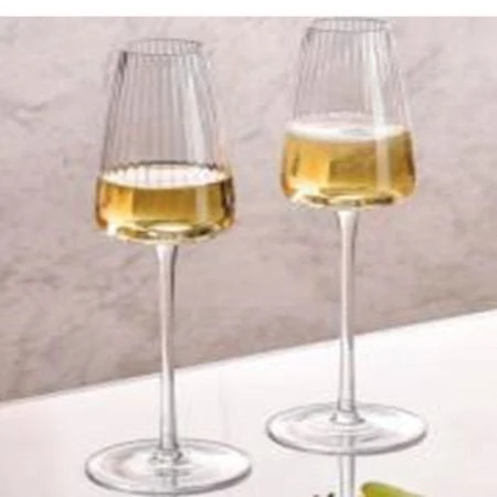 Бокалы для вина набор 2шт 250мл 4*8*26,7см стекло Delicate подар.уп CRY37/JC-18285(12)